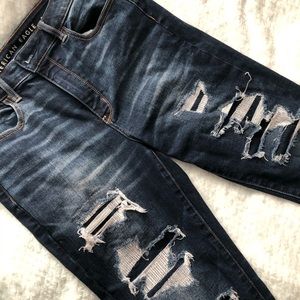 American Eagle high rise skinny jeans